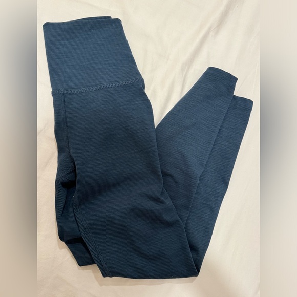 Beyond Yoga Spacedye Caught The Midi High Waisted Legging Nocturnal Navy Small - Picture 6 of 7